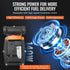 Fuel Transfer Pump 12V 15 GPM 1/4 HP Diesel Pump with Auto Fuel Nozzle