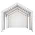Carport Car Canopy 12x20FT Heavy Duty Car Shelter with Sidewalls Grey