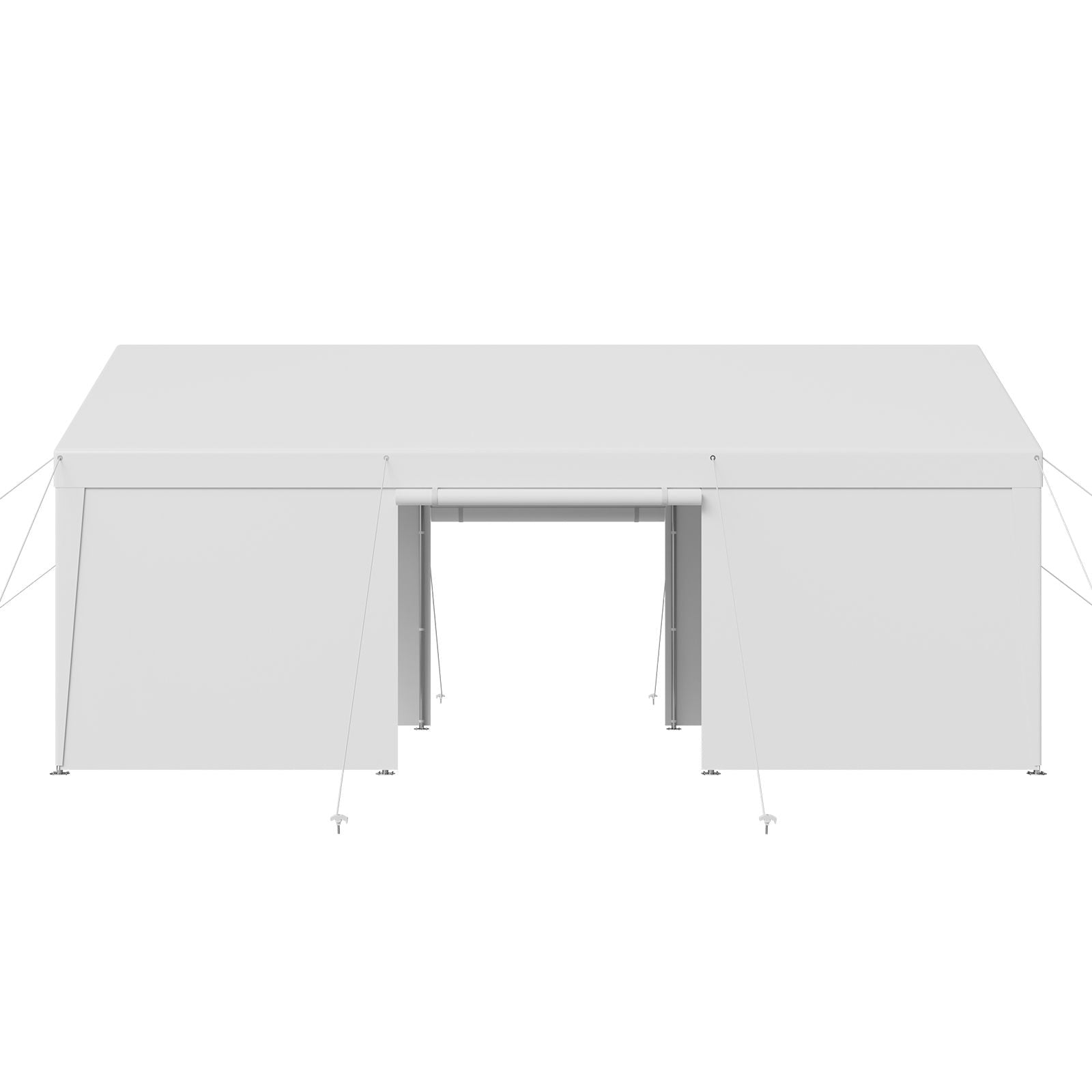 Carport Car Canopy 12x20FT Heavy Duty Car Shelter with Sidewalls Grey