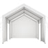 Carport Car Canopy 12x20FT Heavy Duty Car Shelter with Sidewalls Grey