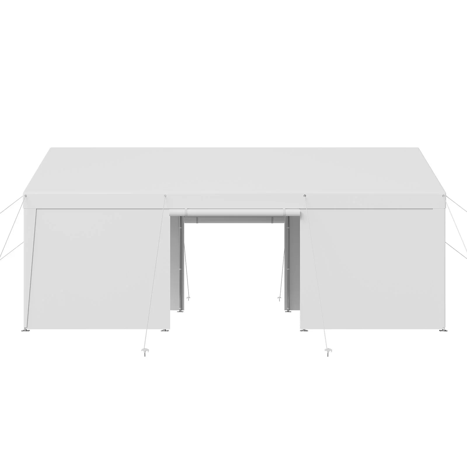 Carport Car Canopy 12x20FT Heavy Duty Car Shelter with Sidewalls Grey