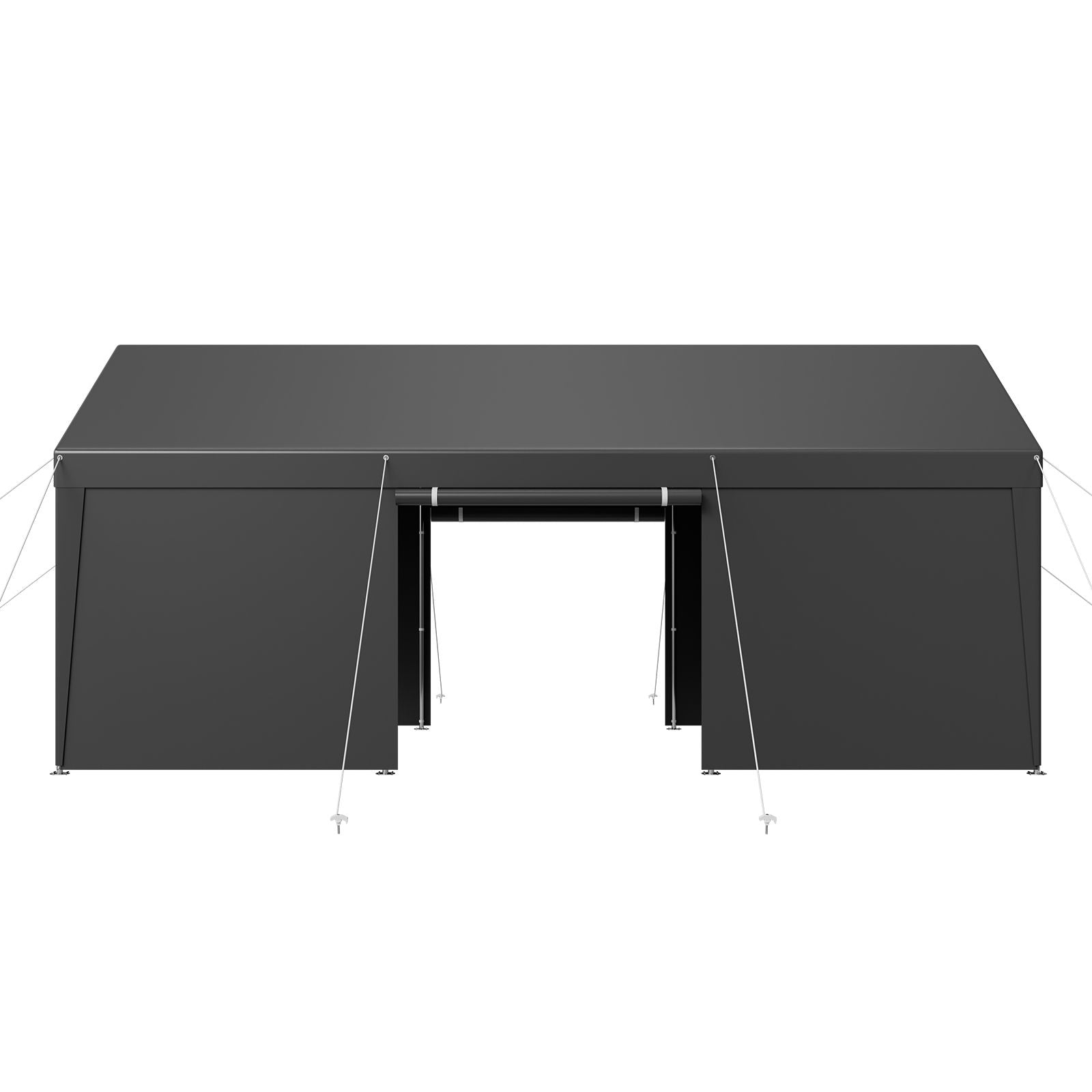 Carport Car Canopy 12x20FT Heavy Duty Car Shelter with Sidewalls White