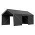 Carport Car Canopy 12x20FT Heavy Duty Car Shelter with Sidewalls White