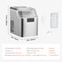 Portable Countertop Ice Maker 45Lbs/24H Self-Cleaning with Scoop Basket