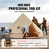 Canvas Bell Tent 3m/9.8ft 4-Season Canvas Tent for Camping with Stove Jack