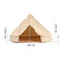 Canvas Bell Tent 3m/9.8ft 4-Season Canvas Tent for Camping with Stove Jack