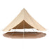 Canvas Bell Tent 4M 4-Season Camping Yurt Tent with Stove Jack Outdoor