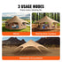 Canvas Tent 4 Seasons 5 m/16.4 ft Bell Tent for Camping with Stove Jack
