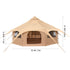 Canvas Tent 4 Seasons 5 m/16.4 ft Bell Tent for Camping with Stove Jack