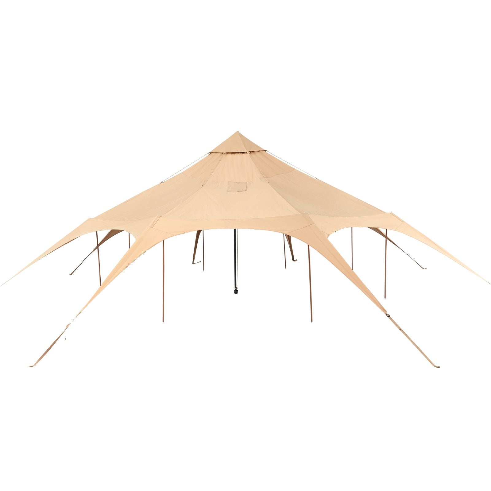 Canvas Tent 4 Seasons 5 m/16.4 ft Bell Tent for Camping with Stove Jack