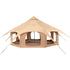 Canvas Tent 4 Seasons 5 m/16.4 ft Bell Tent for Camping with Stove Jack