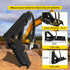 61cm Hydraulic Backhoe Excavator Thumb Attachments Weld On 1.27cm Teeth Thick Steel Plate Assembly 12MM Bolt-On Design with Hydraulic Cylinder