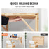 VEVOR Wall Mounted Folding Table, Wall Mounted Drop Leaf Tables, Solid Wood Floating Desk for Dining, Laundry Room, Office, 31.5" x 23.58" x 17.24" Fold Down Desk