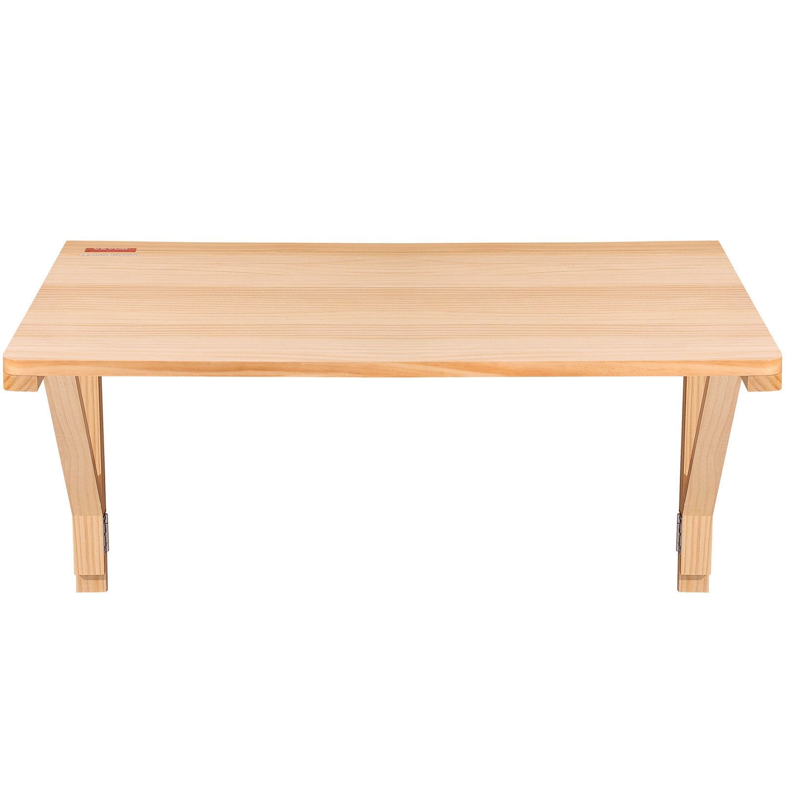 VEVOR Wall Mounted Folding Table, Wall Mounted Drop Leaf Tables, Solid Wood Floating Desk for Dining, Laundry Room, Office, 31.5