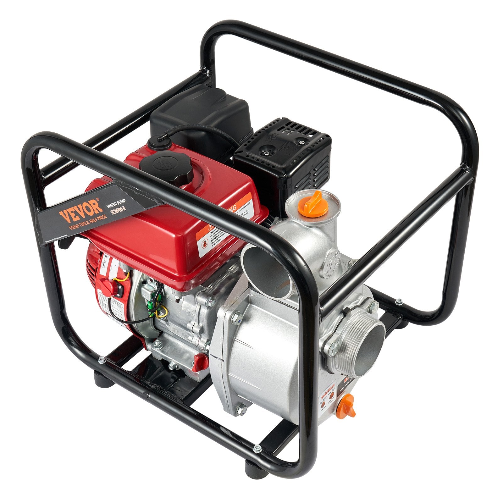 Gasoline Engine Water Pump Gas Powered Transfer Pump 80 mm 7HP 4-Stroke