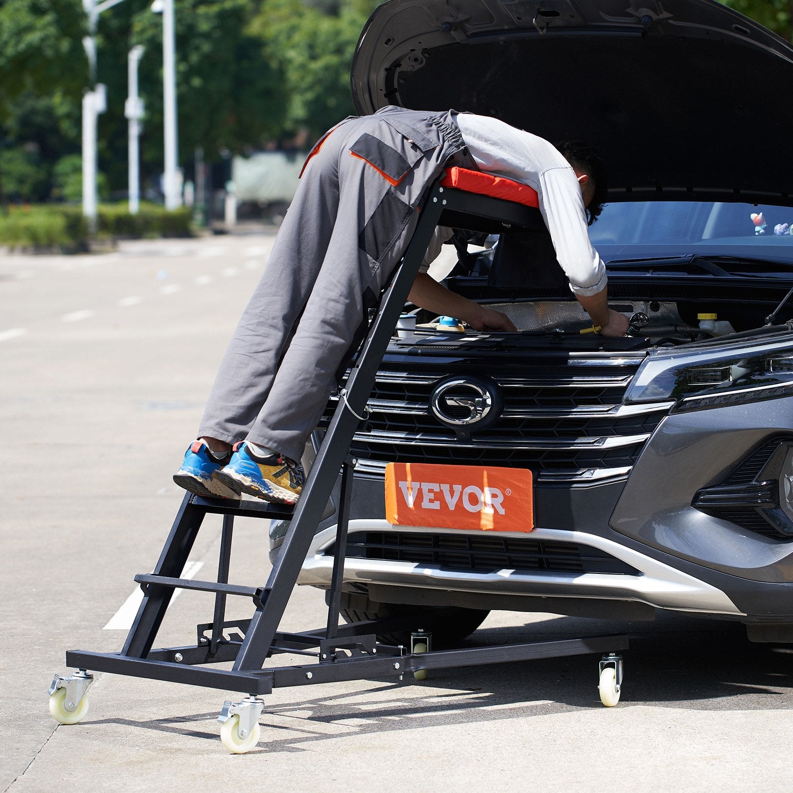 Automotive Topside Creeper, with Adjustable Height 48