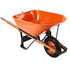 Wheelbarrow Cart One Wheel 6 Cu Ft Garden Dump Cart 330 lbs Utility Cart