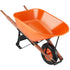 Wheelbarrow Cart One Wheel 6 Cu Ft Garden Dump Cart 330 lbs Utility Cart