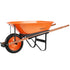 Wheelbarrow Cart One Wheel Garden Dump Cart 330 lbs Yard Utility Cart