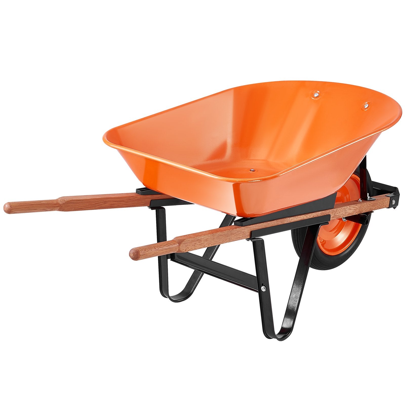 Wheelbarrow Cart One Wheel Garden Dump Cart 330 lbs Yard Utility Cart