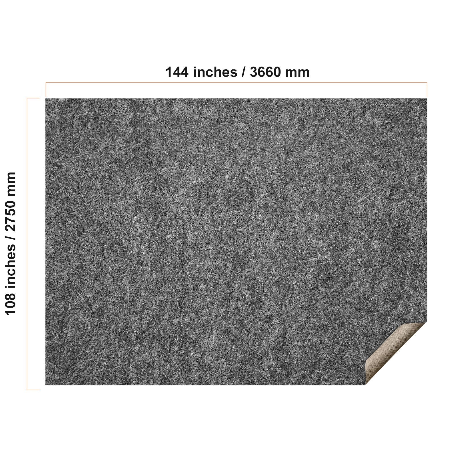 Non Slip Rug Pad Gripper 9' x 12' Carpet Mat 0.24