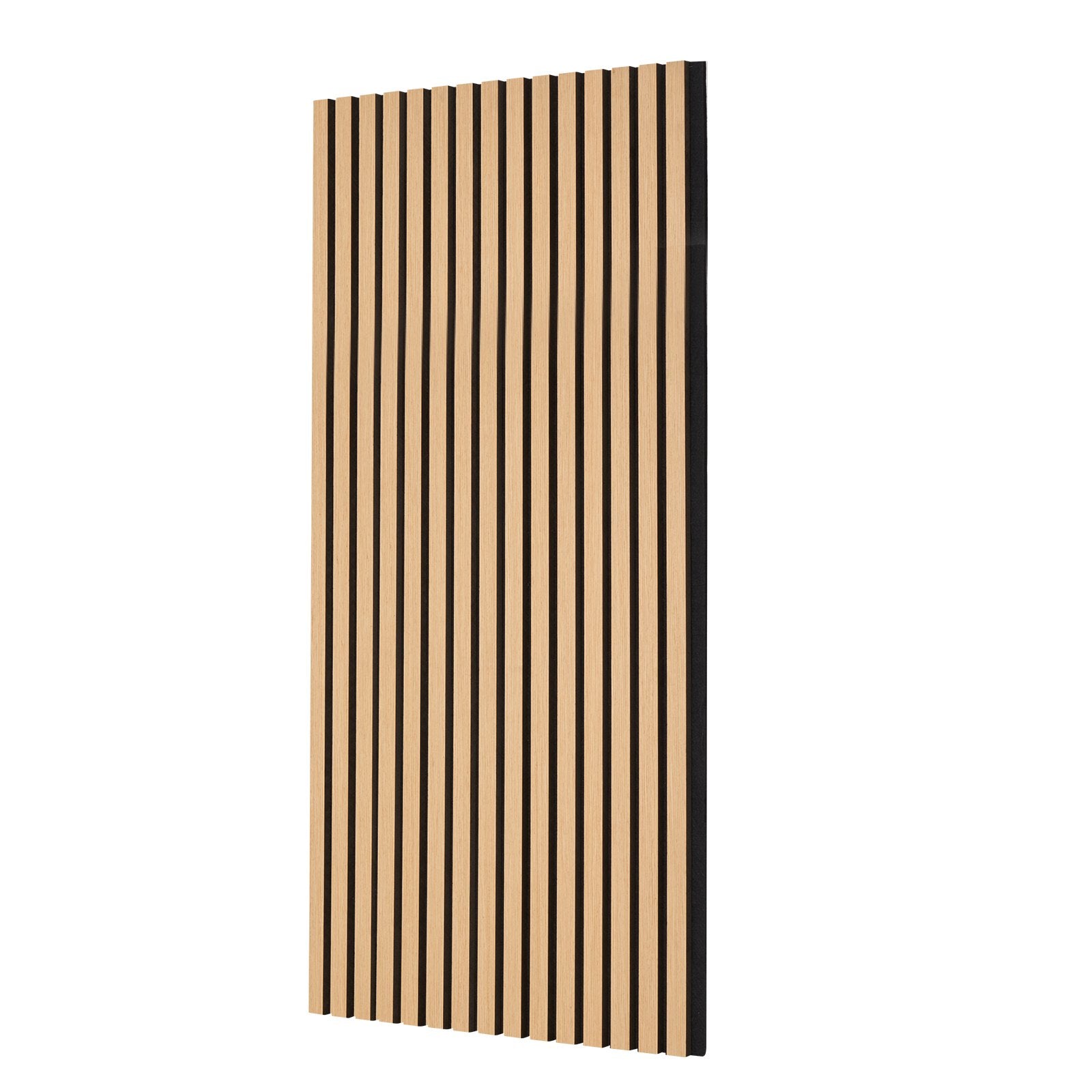 Wood Slat Acoustic Panels 23.6 x 47.2 inch for Modern Wall Decor Light Oak