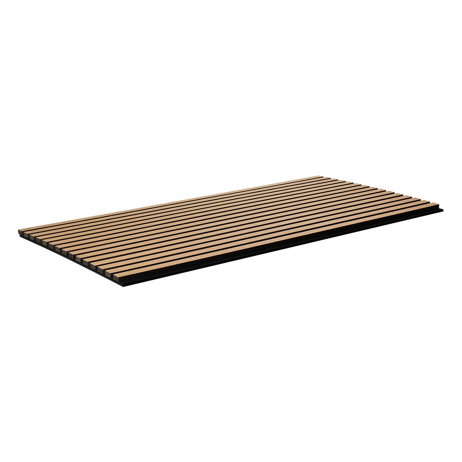 Wood Slat Acoustic Panels 23.6 x 47.2 inch for Modern Wall Decor Light Oak