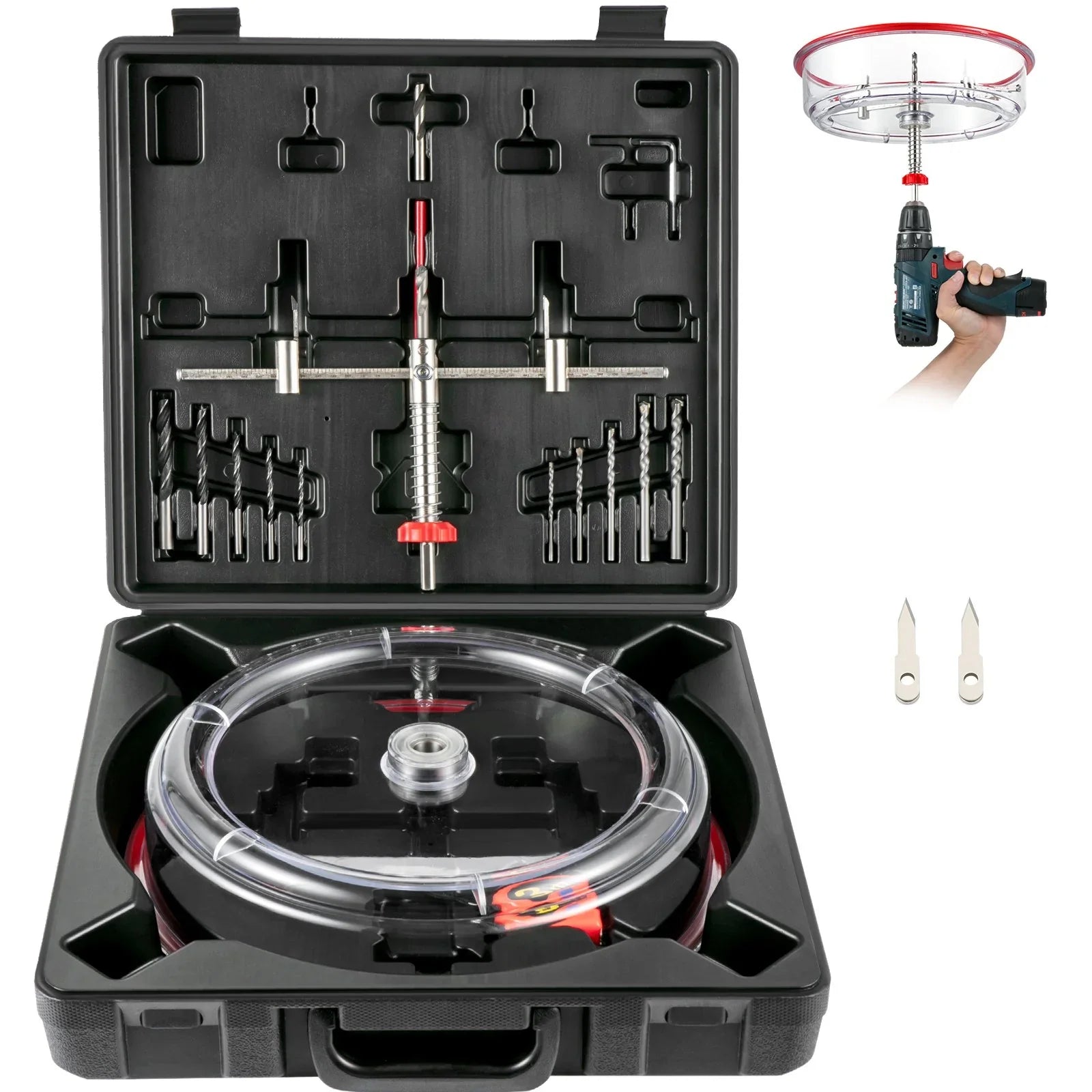 Adjustable Hole Saw Cutter Kit, 1-5/8\