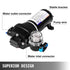 Water Pressure Diaphragm Pump, 12V FL-40 High Pressure Diaphragm Water Pump, 40PSI Automatic Self Priming Water Pump, 17L/MIN Misting Booster Sprayer Diaphragm Pump for Caravan Boat RV Garden