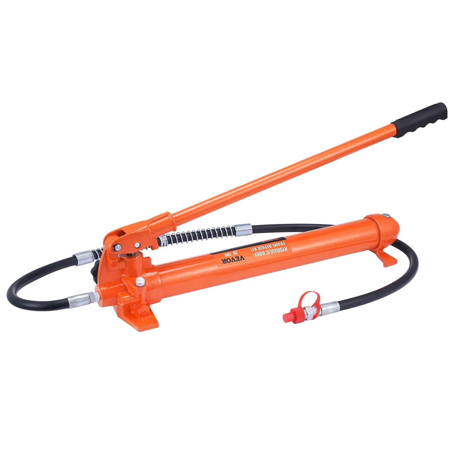 20 Ton Porta Power Kit, Portable Hydraulic Jack with 4.6 ft/1.4 m Oil Hose, Car Frame Repair Tool with Storage Case for Automotive, Heavy Equipment, Mechanic (44000 LBS)