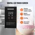 Commercial Snowflake Ice Machine, 276LBS/24H Snowflake Ice Maker, Stainless Steel Ice Shaver Machine, Electric Snow Cone Maker, Air Cooling System for Rapid Heat Dissipation, for Bakery, Cafe