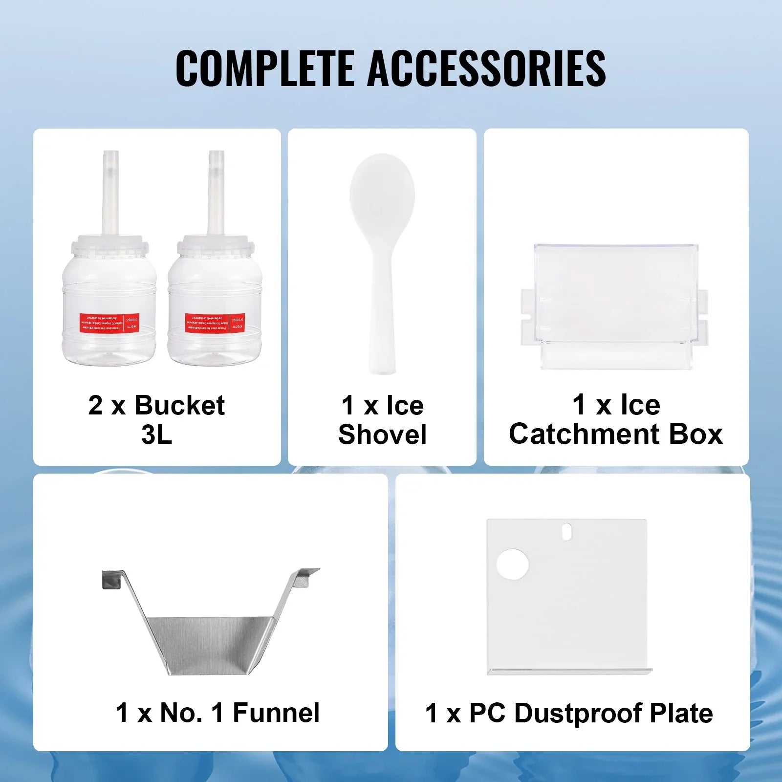 Commercial Snowflake Ice Machine, 276LBS/24H Snowflake Ice Maker, Stainless Steel Ice Shaver Machine, Electric Snow Cone Maker, Air Cooling System for Rapid Heat Dissipation, for Bakery, Cafe
