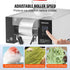 Commercial Snowflake Ice Machine, 375LBS/24H Snowflake Ice Maker, Stainless Steel Ice Shaver Machine, Electric Snow Cone Maker, Air Cooling System for Rapid Heat Dissipation, for Bakery, Cafe