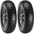 Solid PU Run-Flat Tire Wheel, 254 mm, 2-Pack, 81.6 kg Dynamic Load, 99.8 kg Static Load, Flat Free Tubeless Tires and Wheels for Hand Truck, Utility Cart, Dollies, Garden Trailers, Various Carts