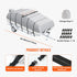 Pontoon Boat Cover 800D Waterproof Trailerable 19-20 ft with Storage Bag