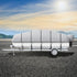 VEVOR Pontoon Boat Cover 800D Waterproof Trailerable 19-20 ft with Storage Bag