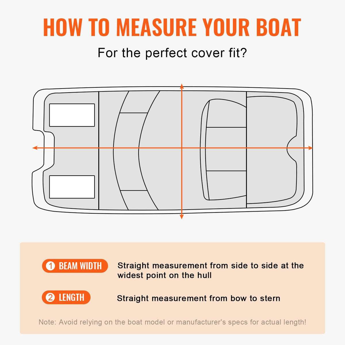 Pontoon Boat Cover 800D Waterproof Trailerable 23-24 ft with Storage Bag