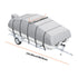 Pontoon Boat Cover 800D Waterproof Trailerable 23-24 ft with Storage Bag