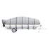 Pontoon Boat Cover 800D Waterproof Trailerable 23-24 ft with Storage Bag