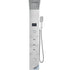 Shower Panel System, 6 Shower Modes, LED & Screen Hydroelectricity Shower Panel Tower, Rainfall, Waterfall, 8 Massage Jets, Tub Spout, Handheld Shower, Stainless Steel Wall-Mounted Shower Set