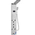 Shower Panel System, 6 Shower Modes, LED & Screen Hydroelectricity Shower Panel Tower, Rainfall, Waterfall, 5 Massage Jets, Tub Spout, Handheld Shower, Stainless Steel Wall-Mounted Shower Set
