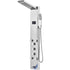 Shower Panel System, 6 Shower Modes, LED & Screen Hydroelectricity Shower Panel Tower, Rainfall, Waterfall, 5 Massage Jets, Tub Spout, Handheld Shower, Stainless Steel Wall-Mounted Shower Set