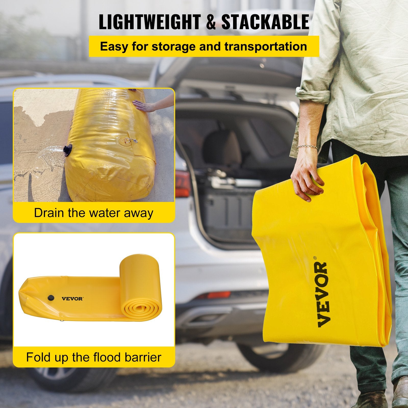 Flood Barrier Hydro Barrier 24' Length x 6