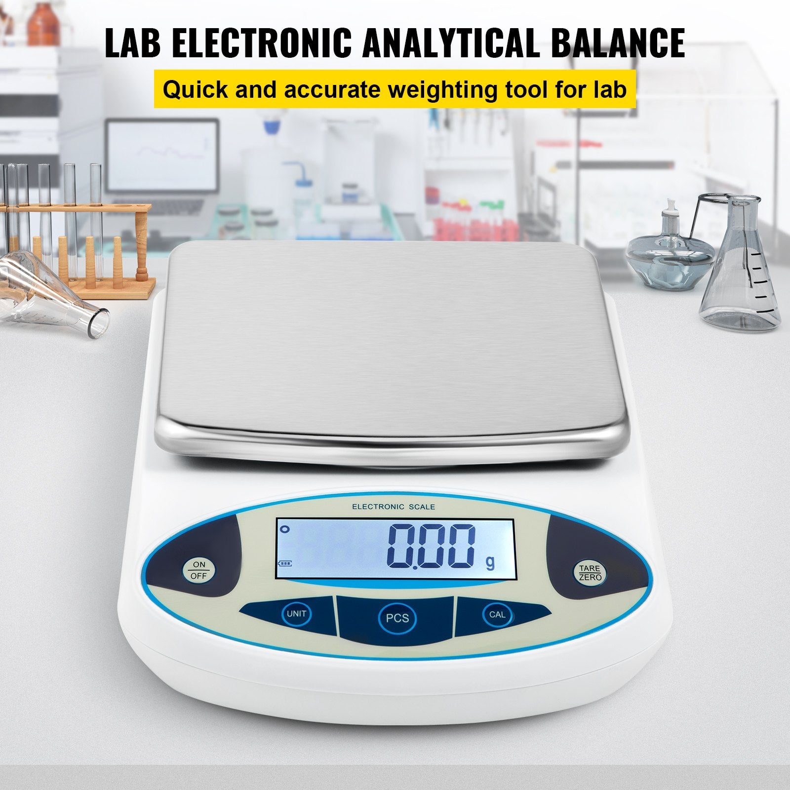 Lab Analytical Balance Digital Precision Scale 5000gx0.01g High Precision