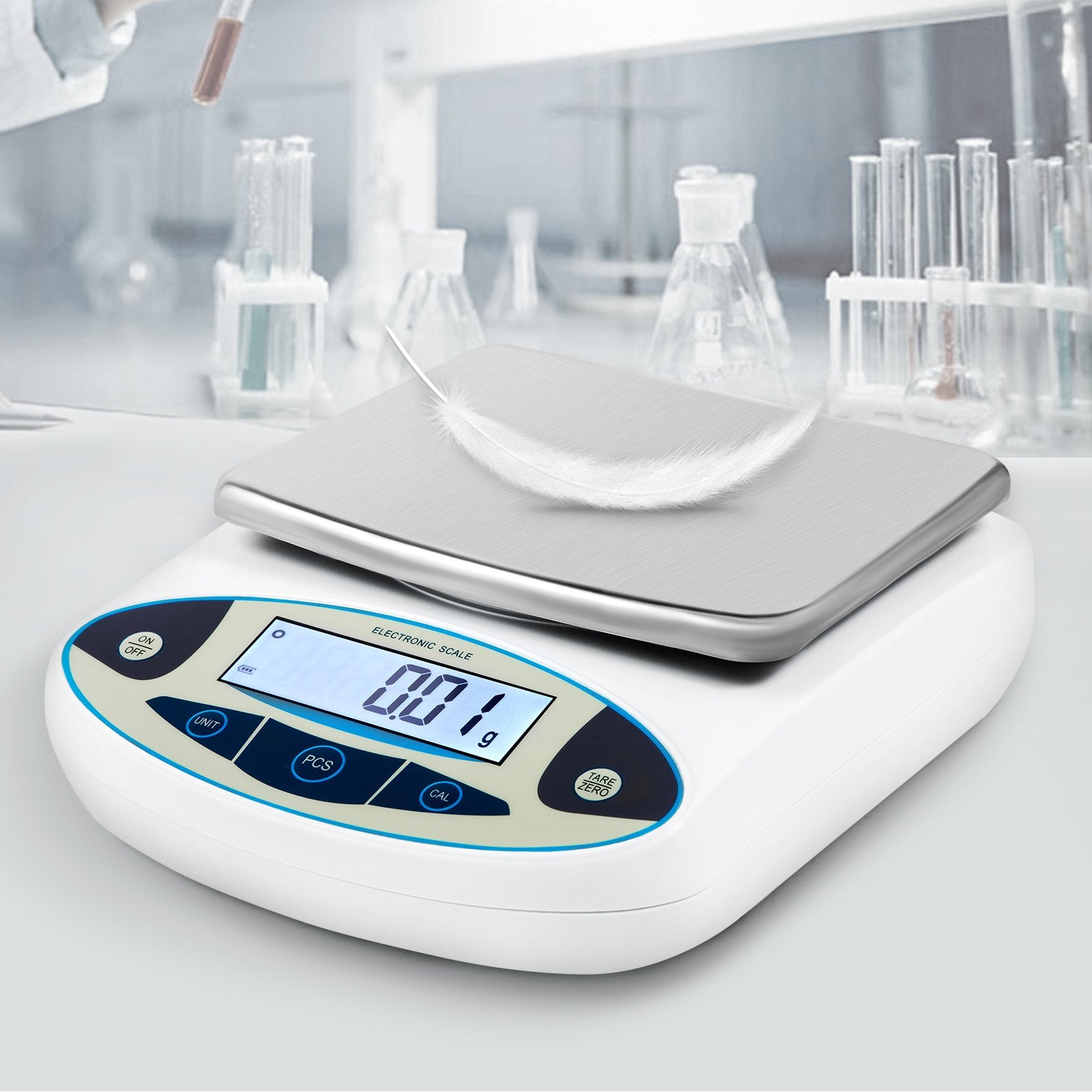 Lab Analytical Balance Digital Precision Scale 5000gx0.01g High Precision
