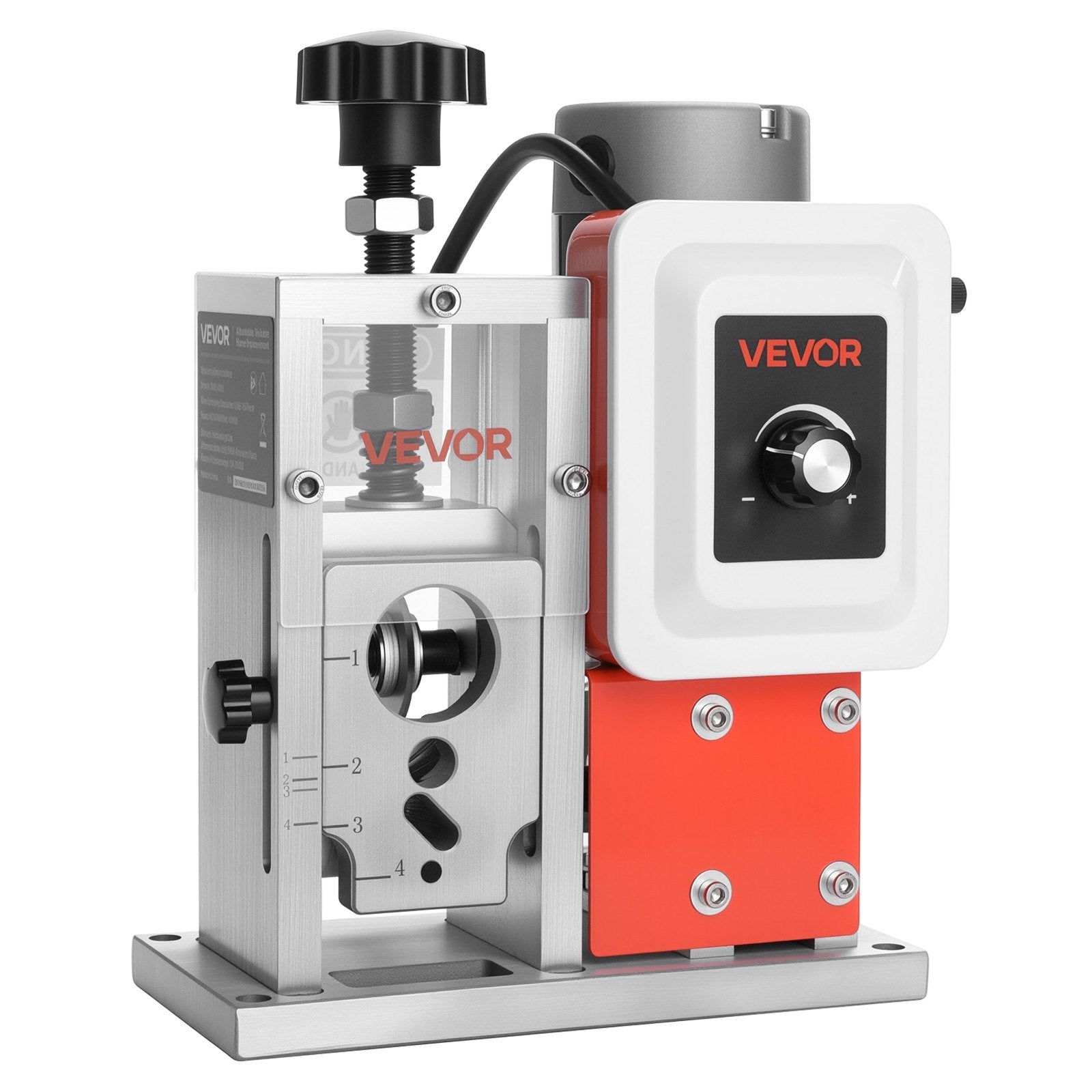 Electric Wire Stripping Machine, 1.5-40 mm, 400W Automatic Motorized Cable Stripper, 9.84 IPS (15 m/min) Wire Peeler with Alloy Blades, V-Shaped Rollers, Cooling Fan, for Scrap Copper Recycling