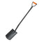 Square Shovel, 122 cm Heavy-Duty Flat Shovel, Transfer Shovels with Alloy Steel Blade and Non-Slip D-Handle, Detachable and Easy Storage, for Gardening, Construction, Digging & Snow Shoveling