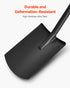 Square Shovel, 122 cm Heavy-Duty Flat Shovel, Transfer Shovels with Alloy Steel Blade and Non-Slip D-Handle, Detachable and Easy Storage, for Gardening, Construction, Digging & Snow Shoveling