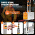 VEVOR Portable Propane Forge 2 Burner Farrier Forge Knife Metal Square