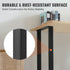 28 Inch Adjustable Steel Furniture Legs Set of 2 Heavy Duty Desk Table Legs